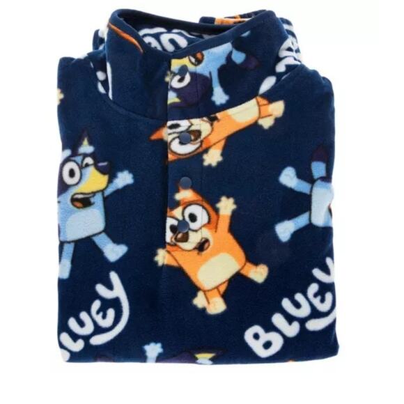 Bluey Adult Polar Fleece Jacket sz M - Picture 2 of 2